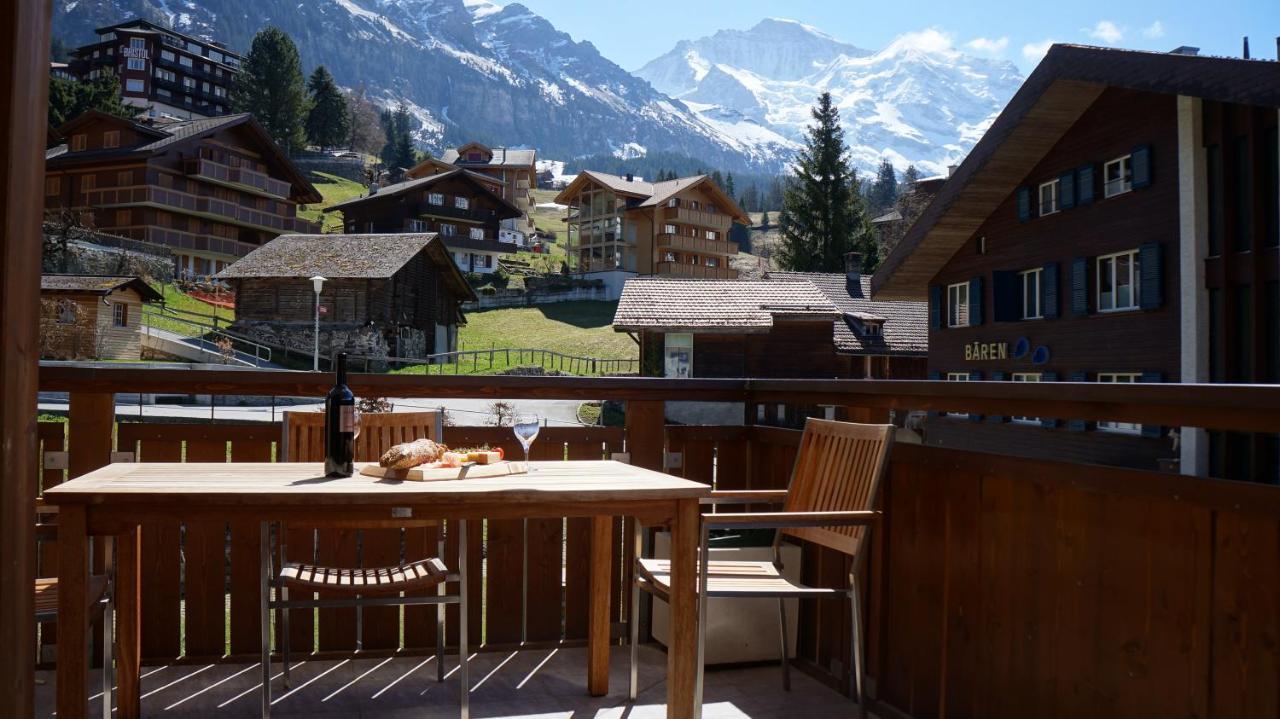Chalet Bella Vista 4 Wengen Extérieur photo