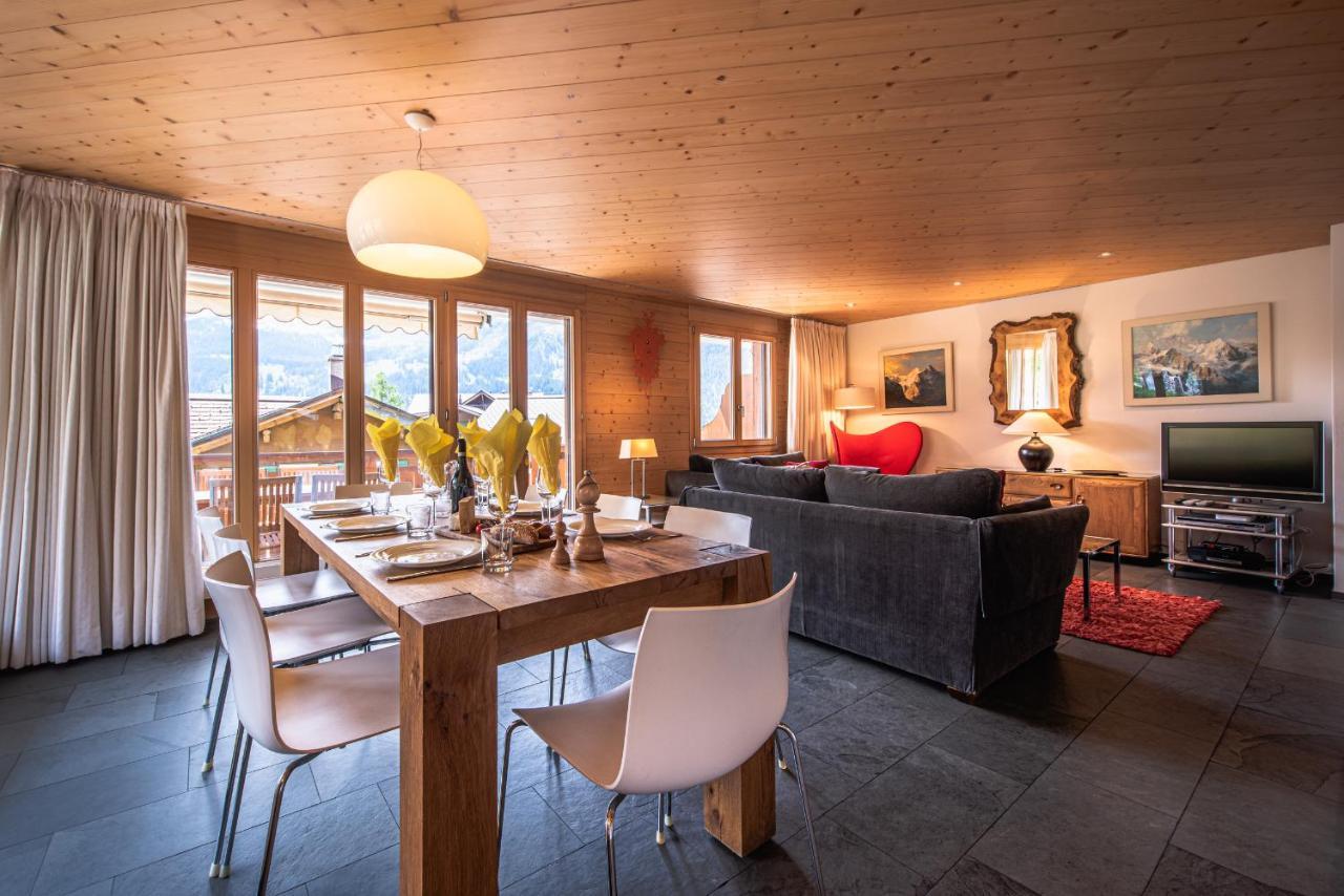 Chalet Bella Vista 4 Wengen Extérieur photo