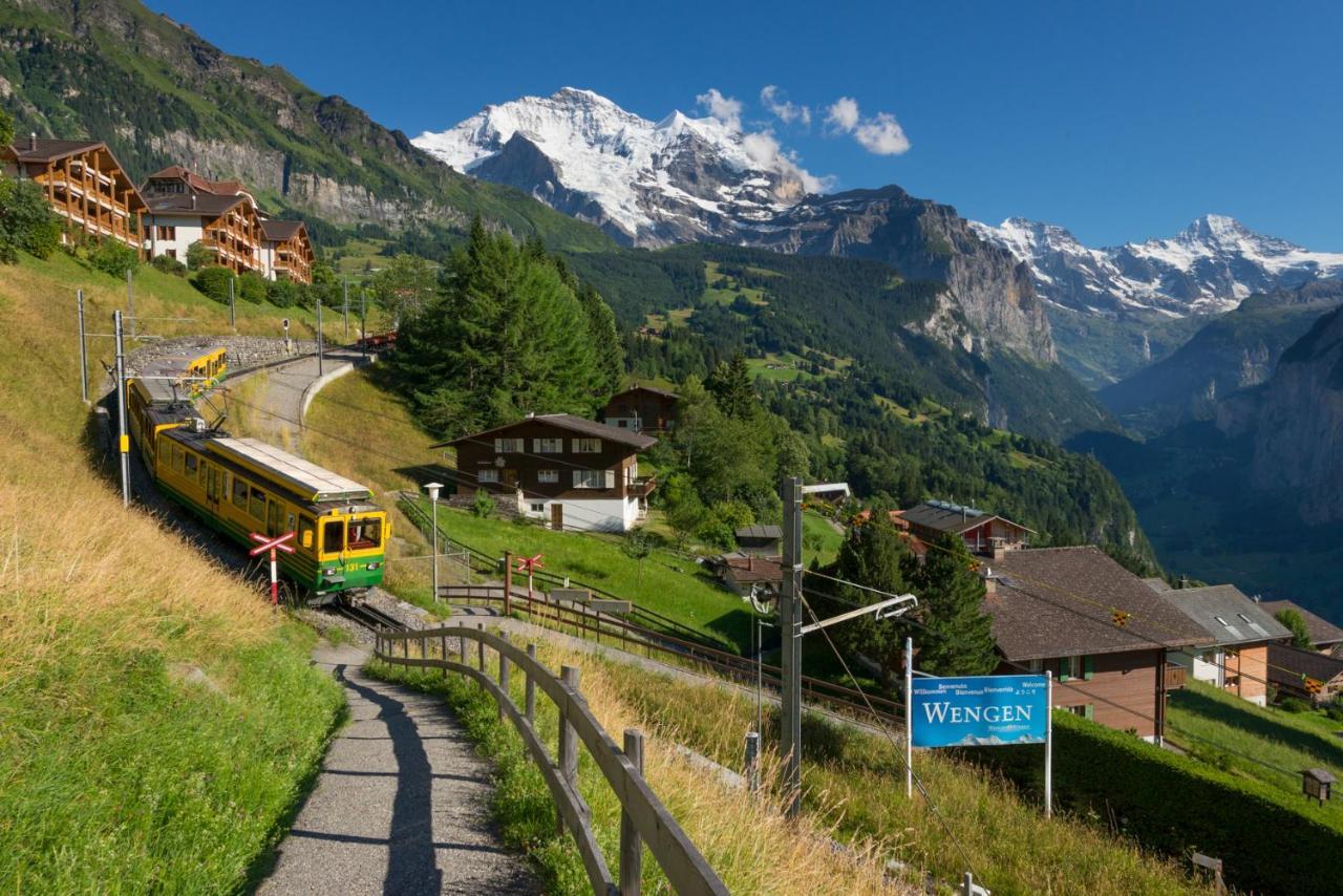 Chalet Bella Vista 4 Wengen Extérieur photo
