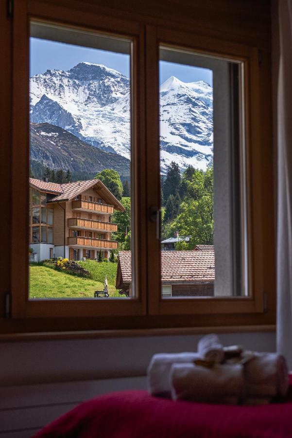 Chalet Bella Vista 4 Wengen Extérieur photo