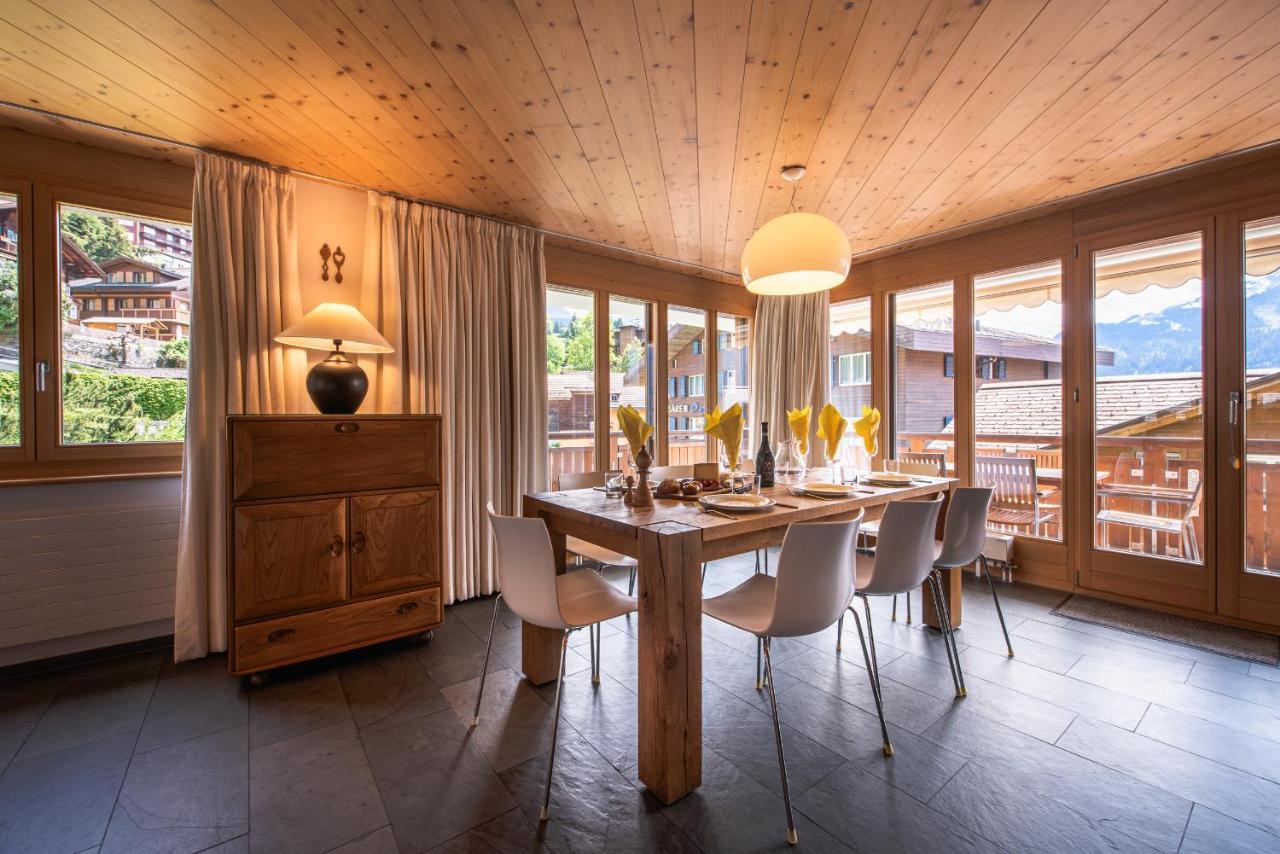 Chalet Bella Vista 4 Wengen Extérieur photo