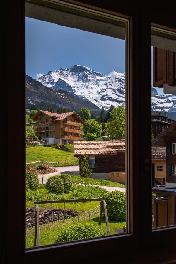 Chalet Bella Vista 4 Wengen Extérieur photo