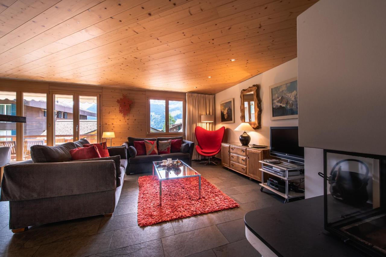 Chalet Bella Vista 4 Wengen Extérieur photo