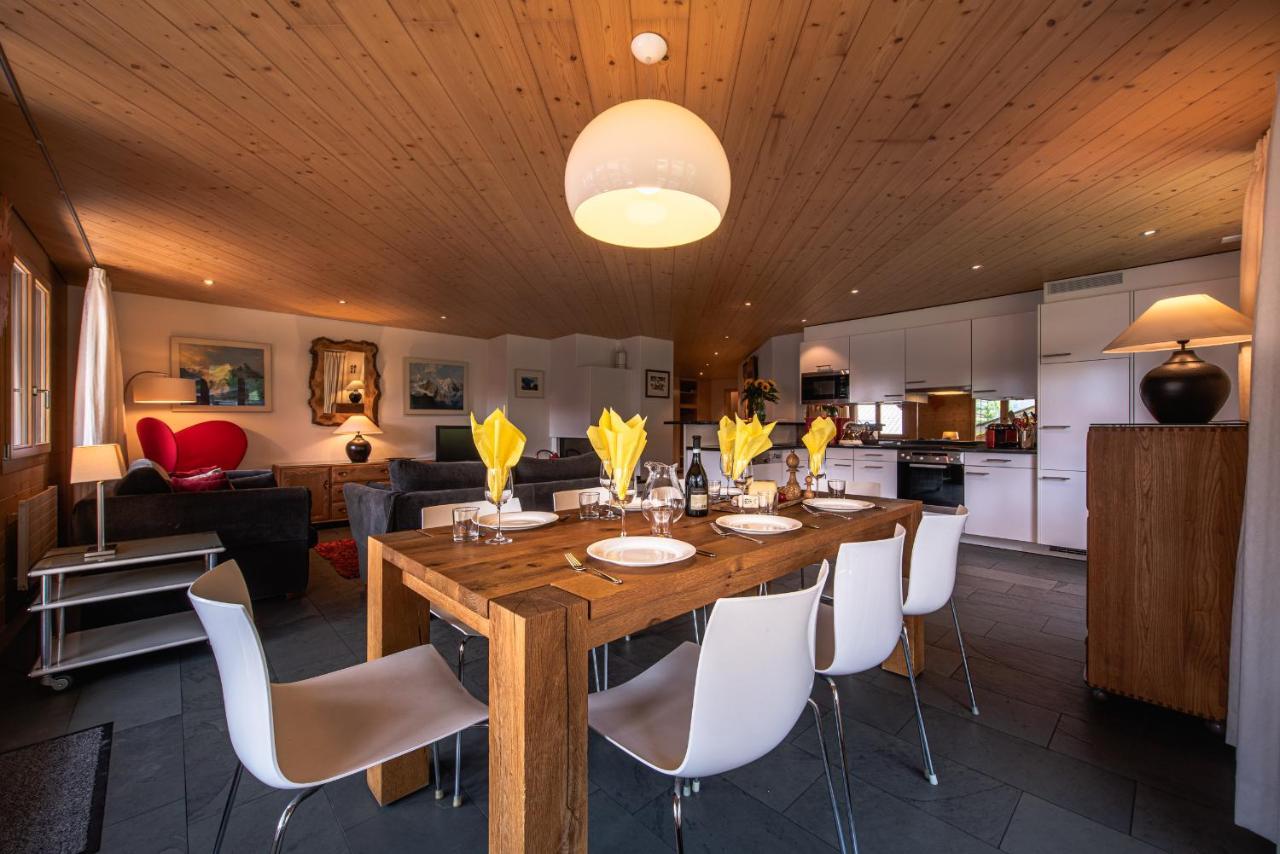 Chalet Bella Vista 4 Wengen Extérieur photo