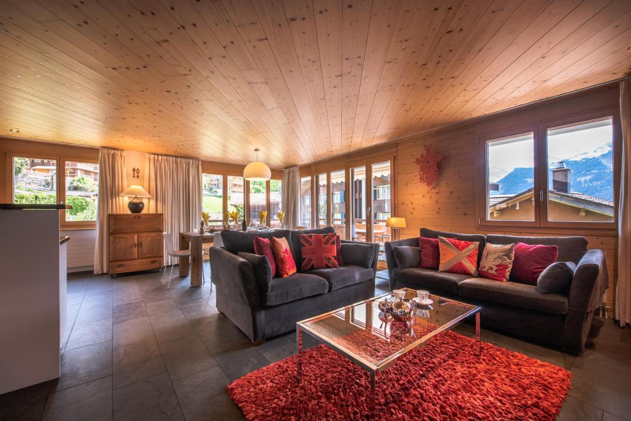 Chalet Bella Vista 4 Wengen Extérieur photo