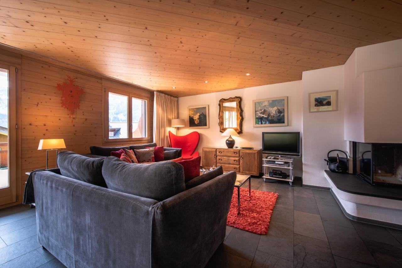 Chalet Bella Vista 4 Wengen Extérieur photo