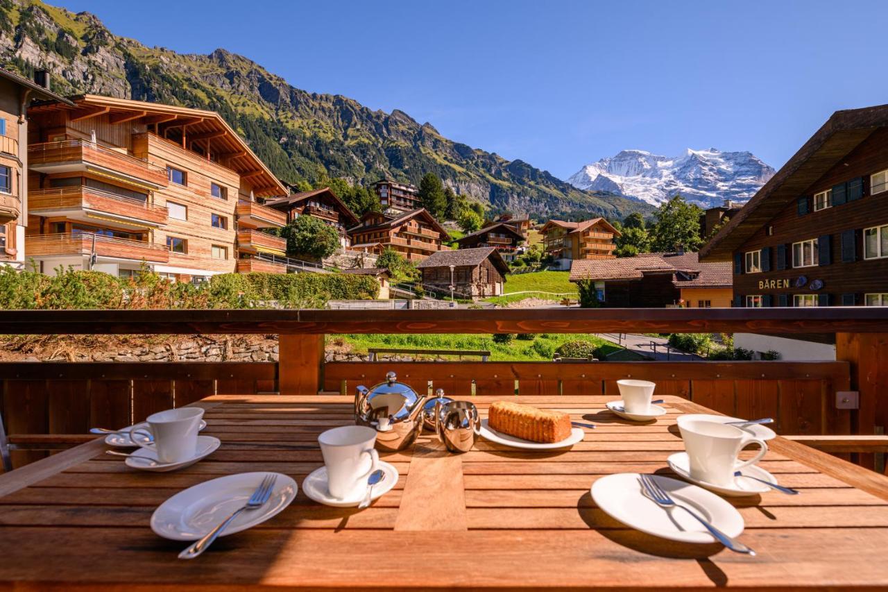 Chalet Bella Vista 4 Wengen Extérieur photo