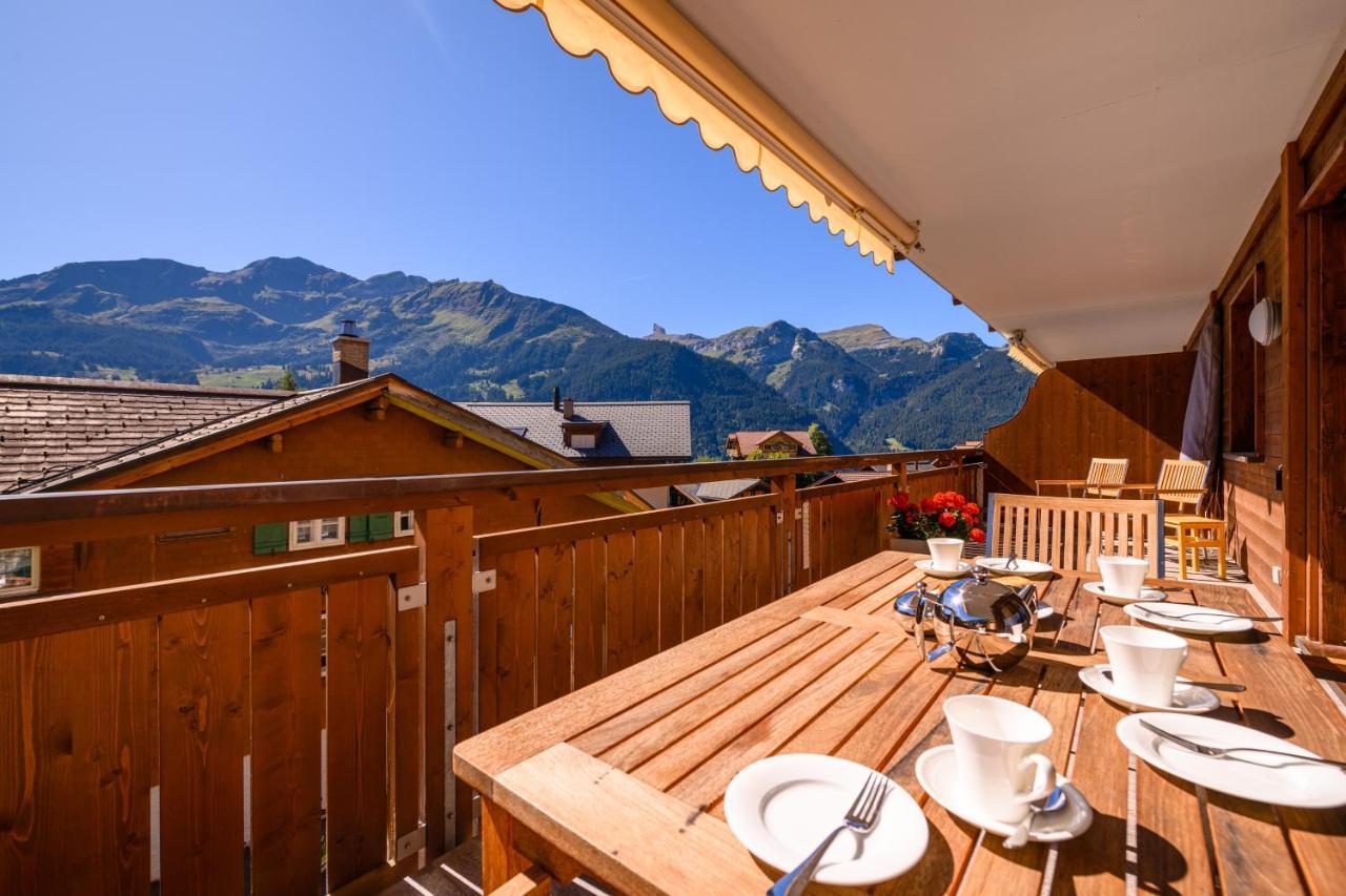 Chalet Bella Vista 4 Wengen Extérieur photo