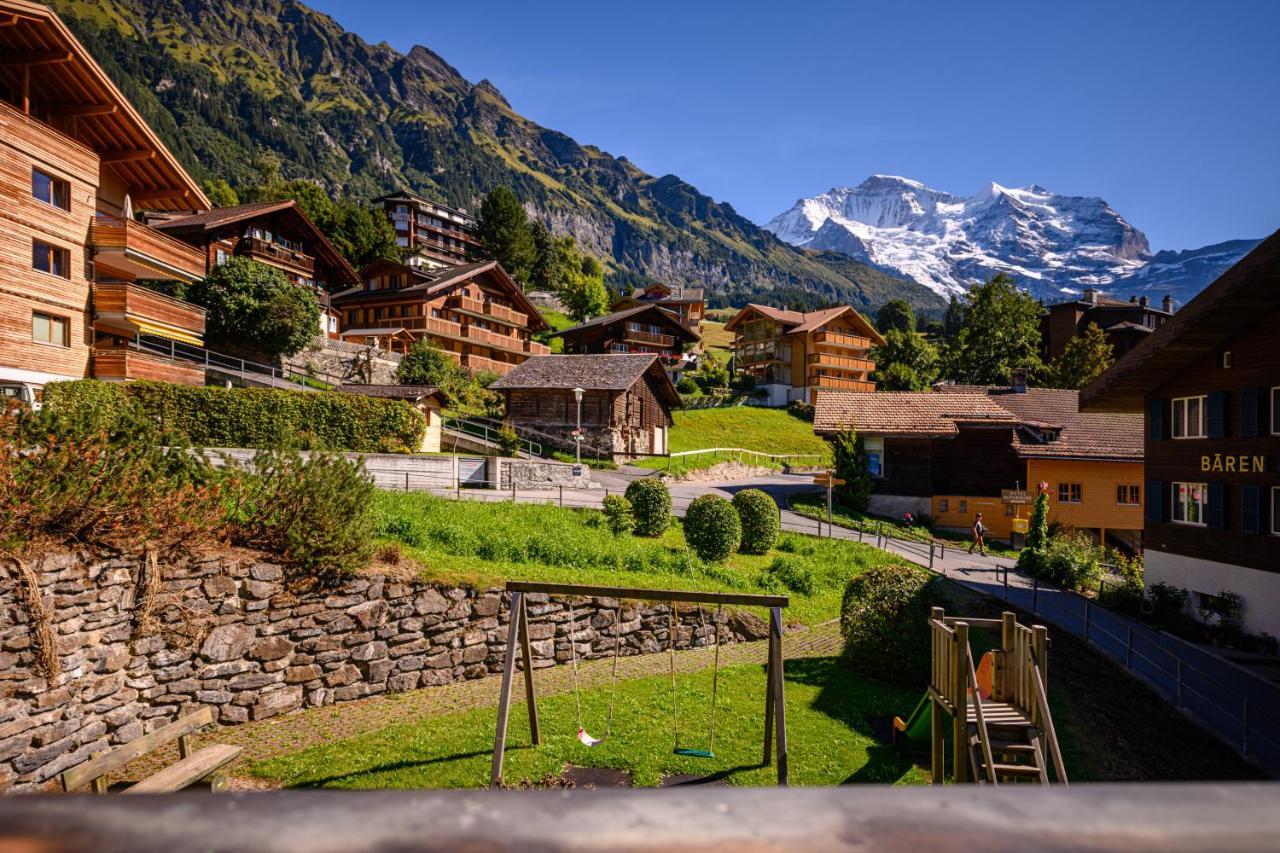 Chalet Bella Vista 4 Wengen Extérieur photo